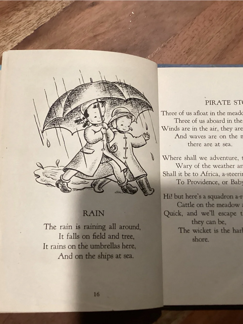 Vtg. 1942 copy of A Child’s Garden of Verses by Robert Louis Stevenson